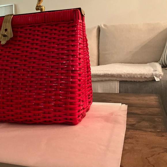 Vintage Hand Made Red Purse - Picture 3 of 11